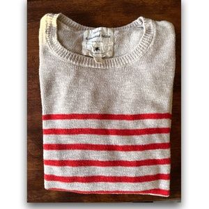 Splendid Cotton/Linen Striped Sweater • M